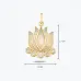 Mavi Lotus Kolye Charm Mavi Lotus Kolye Charm