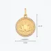 Lotus Damga Kolye Charm