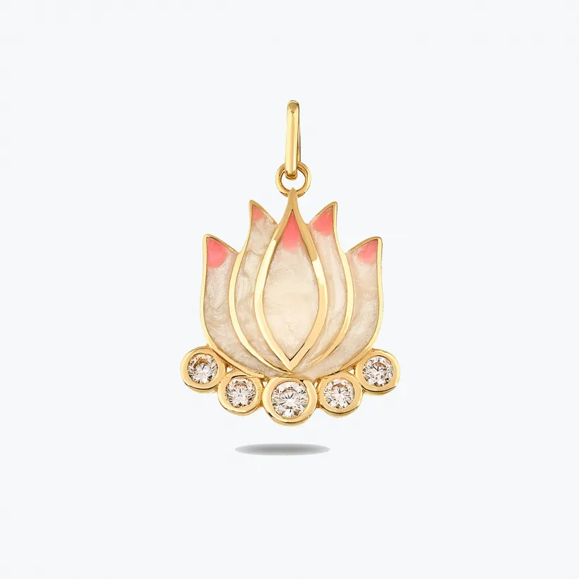 Pembe Lotus Koye Charm Pembe Lotus Koye Charm