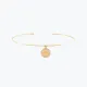 Taşlı Lotus Uçlu Tel Choker Taşlı Lotus Uçlu Tel Choker
