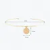 Taşlı Lotus Uçlu Tel Choker Taşlı Lotus Uçlu Tel Choker