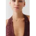 Taşlı Lotus Uç Tel Choker Taşlı Lotus Uç Tel Choker