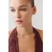 Yuvarlak Ezme Zincir Choker