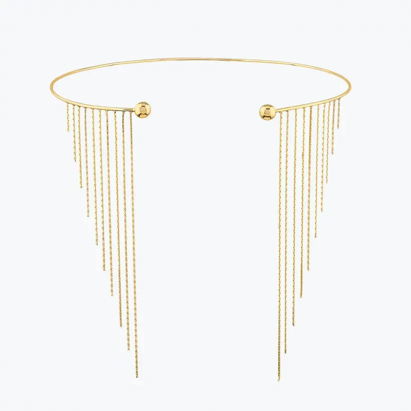 Işıltılı Zincir Diva Choker Işıltılı Zincir Diva Choker