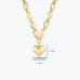 Altın Rich Heart Kolye