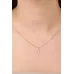 Minimal ve Baget Taşlı Çubuklu Toplu Kolye Minimal ve Baget Taşlı Çubuklu Toplu Kolye