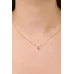 Minimal ve Baget Taşlı Kolye Minimal ve Baget Taşlı Kolye