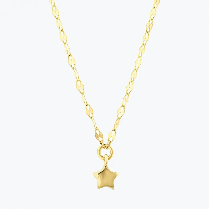 Yıldızlı Ezme Forse Zincir Choker Yıldızlı Ezme Forse Zincir Choker